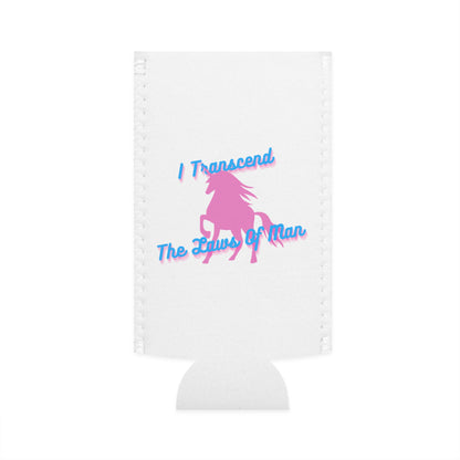 Transcendence Unicorn | Slim Can Coozie | Trans