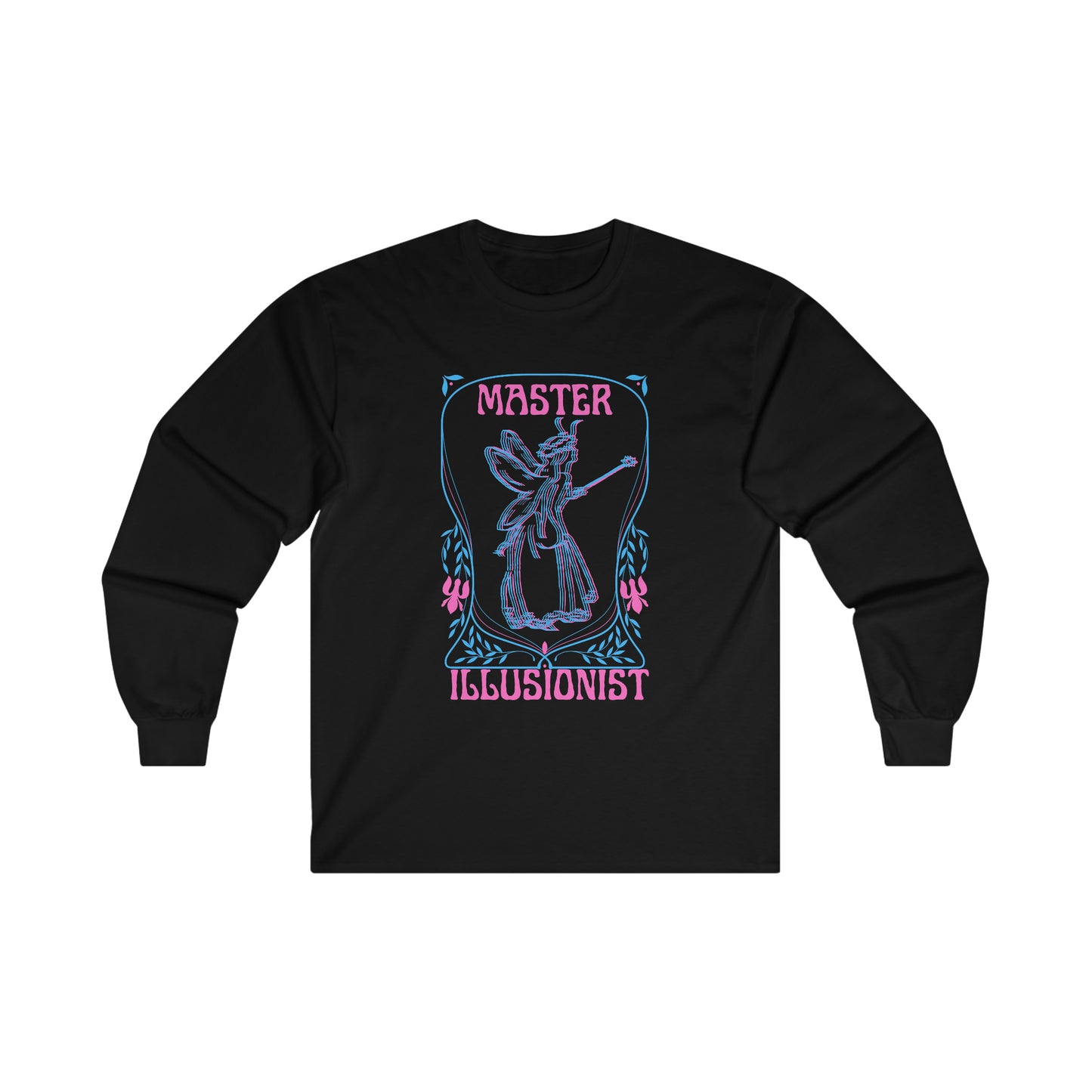 Master Illusionist Faerie | Heavy Cotton Long-Sleeve Tee | Trans