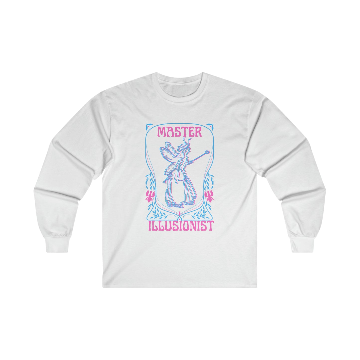 Master Illusionist Faerie | Heavy Cotton Long-Sleeve Tee | Trans