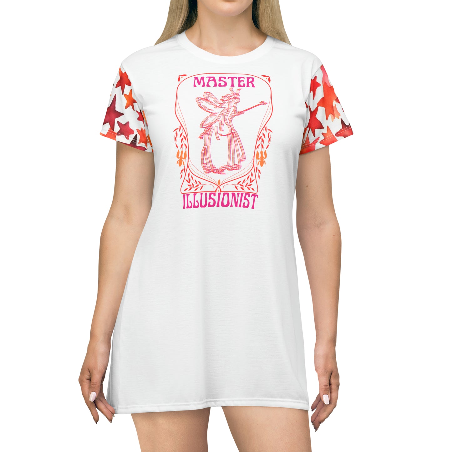 Master Illusionist Faerie | T-Shirt Dress | Lesbian