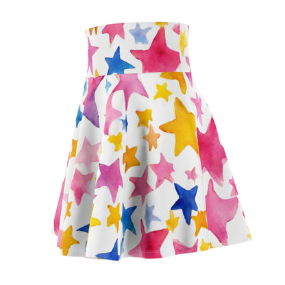 Watercolor Stars | Skater Skirt | Pan