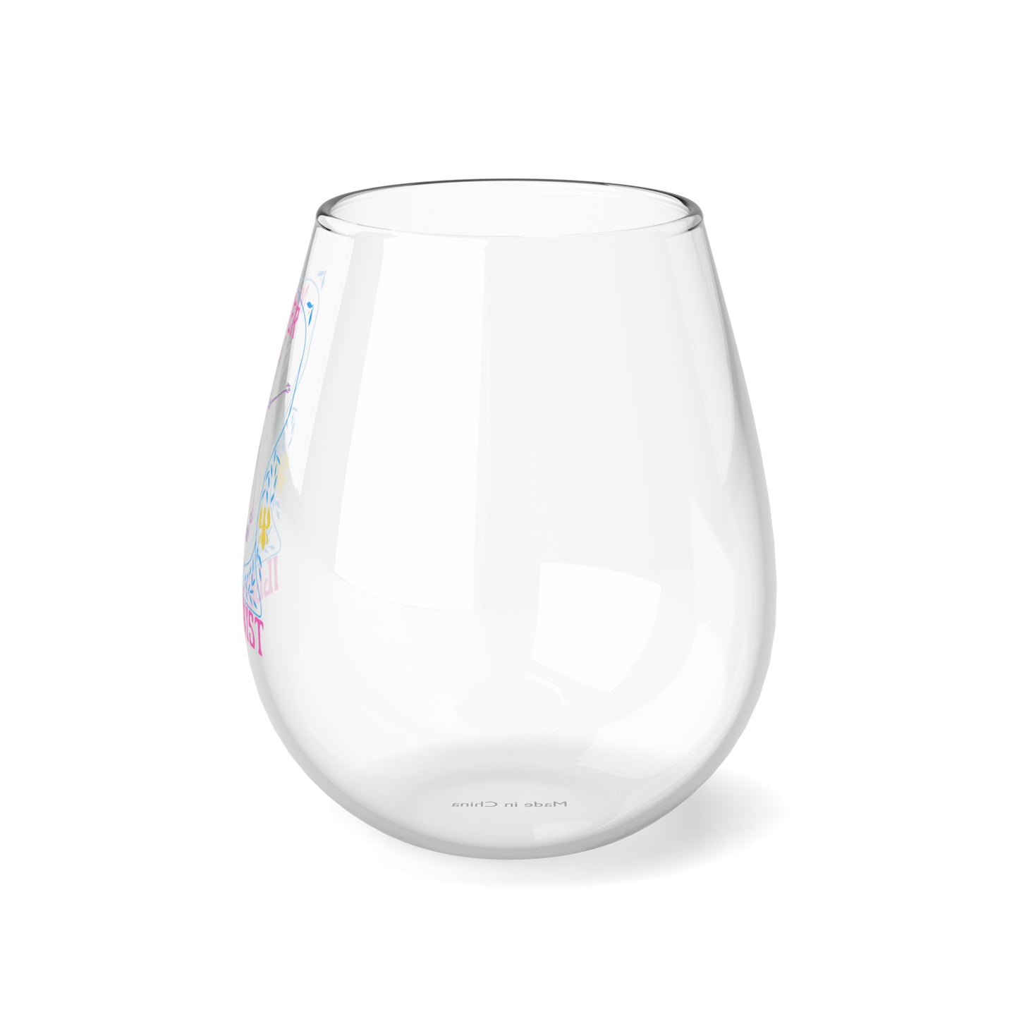 Master Illusionist Faerie | 11.75 oz Stemless Wine Glass | Pan