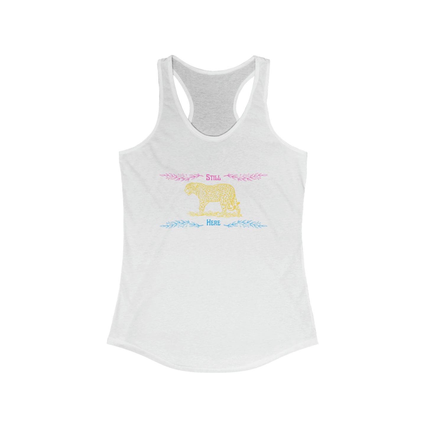 Still Here Jaguar | Racerback Tank | Pan