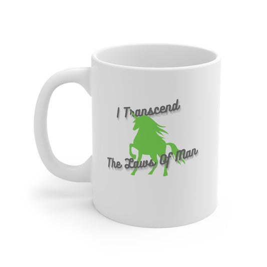 Transcendence Unicorn | Latte Mug | Aro