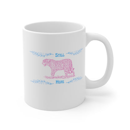 Still Here Jaguar | Latte Mug | Trans