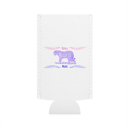 Still Here Jaguar | Slim Can Coozie | Bi