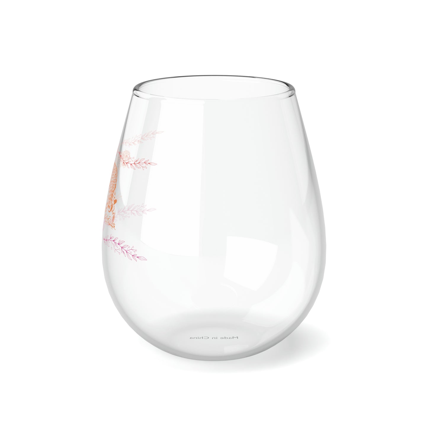 Still Here Jaguar | 11.75 oz Stemless Wine Glass | Lesbian