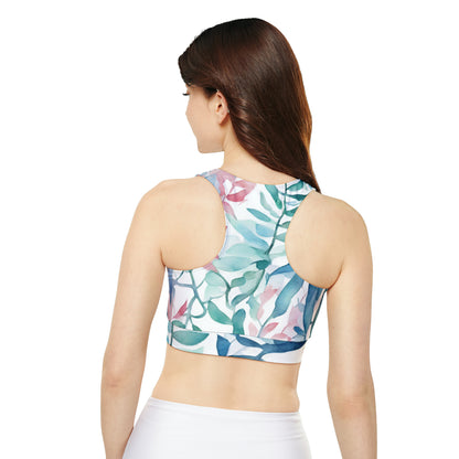 Watercolor Vines | Sport Bra | Trans