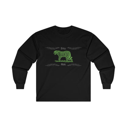 Still Here Jaguar | Heavy Cotton Long-Sleeve Tee | Aro