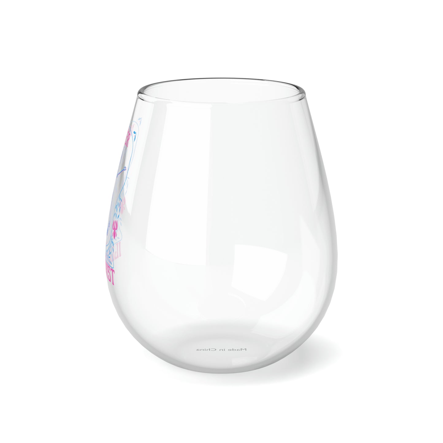 Master Illusionist Faerie | 11.75 oz Stemless Wine Glass | Trans