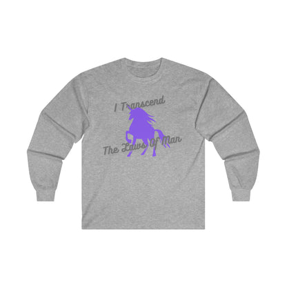 Transcendence Unicorn | Heavy Cotton Long-Sleeve Tee | Ace