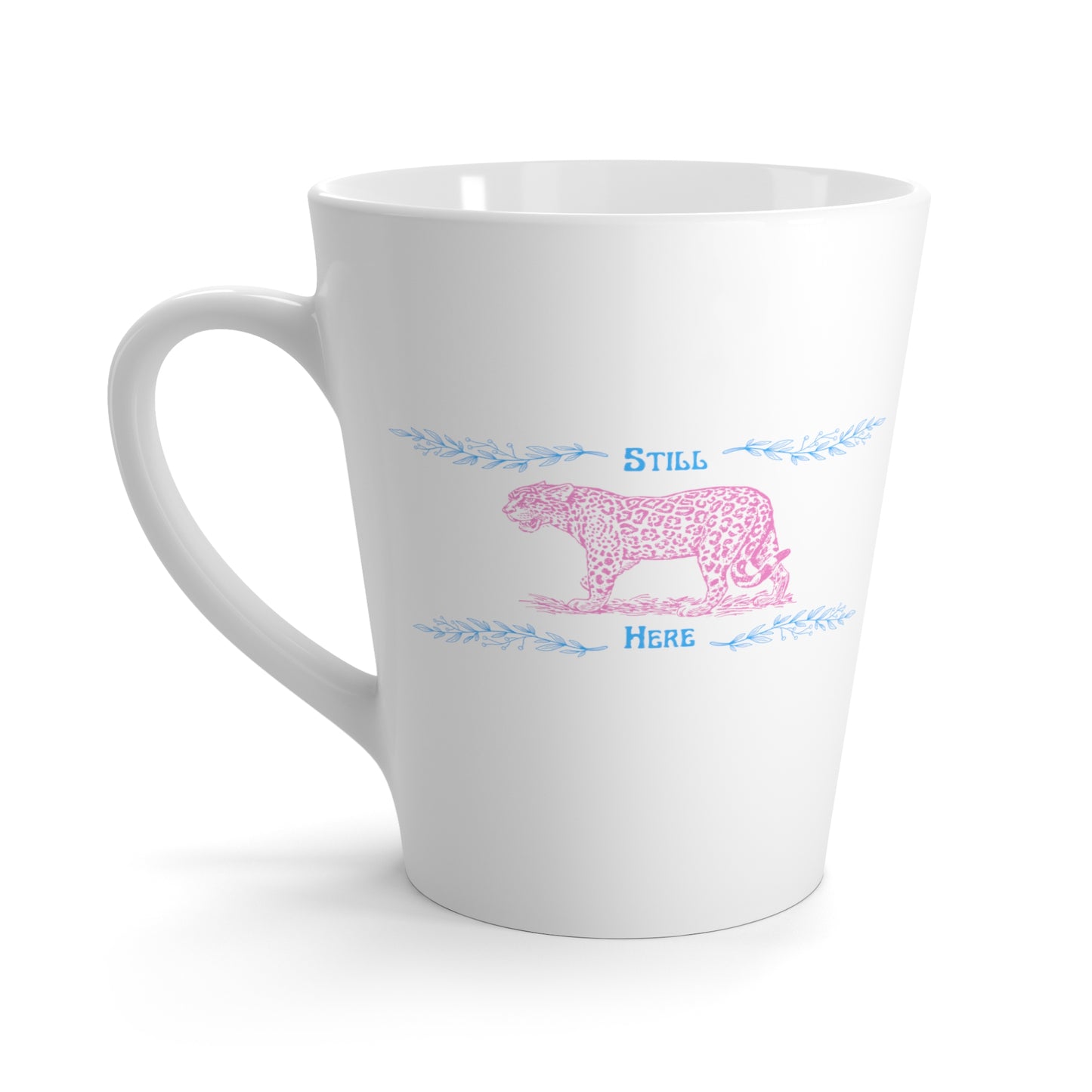 Still Here Jaguar | Latte Mug | Trans