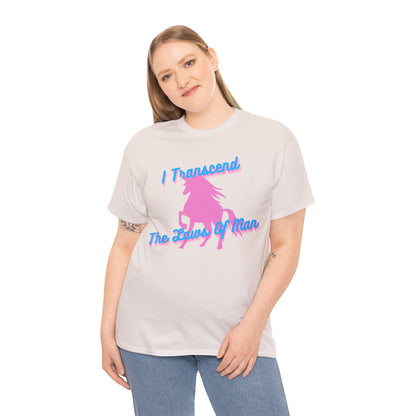 Transcendence Unicorn | Heavy Cotton Tee | Trans