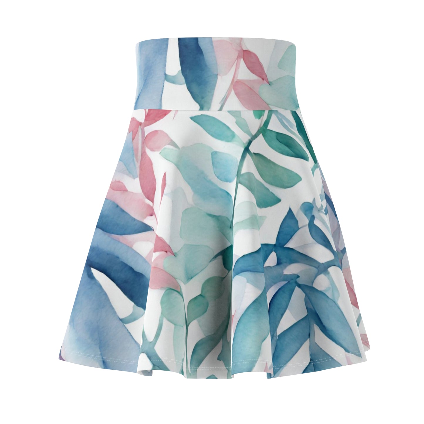 Watercolor Vines | Skater Skirt | Trans