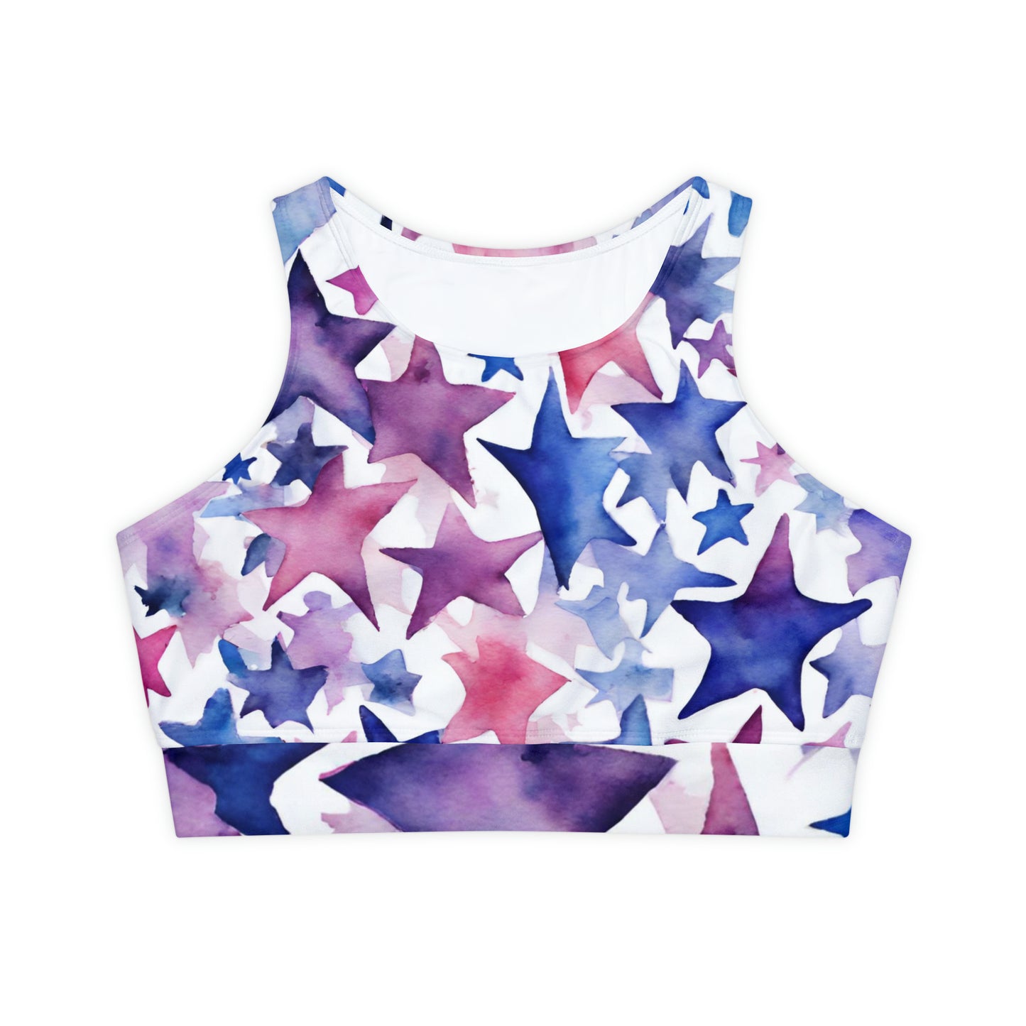 Watercolor Stars | Sport Bra | Bi