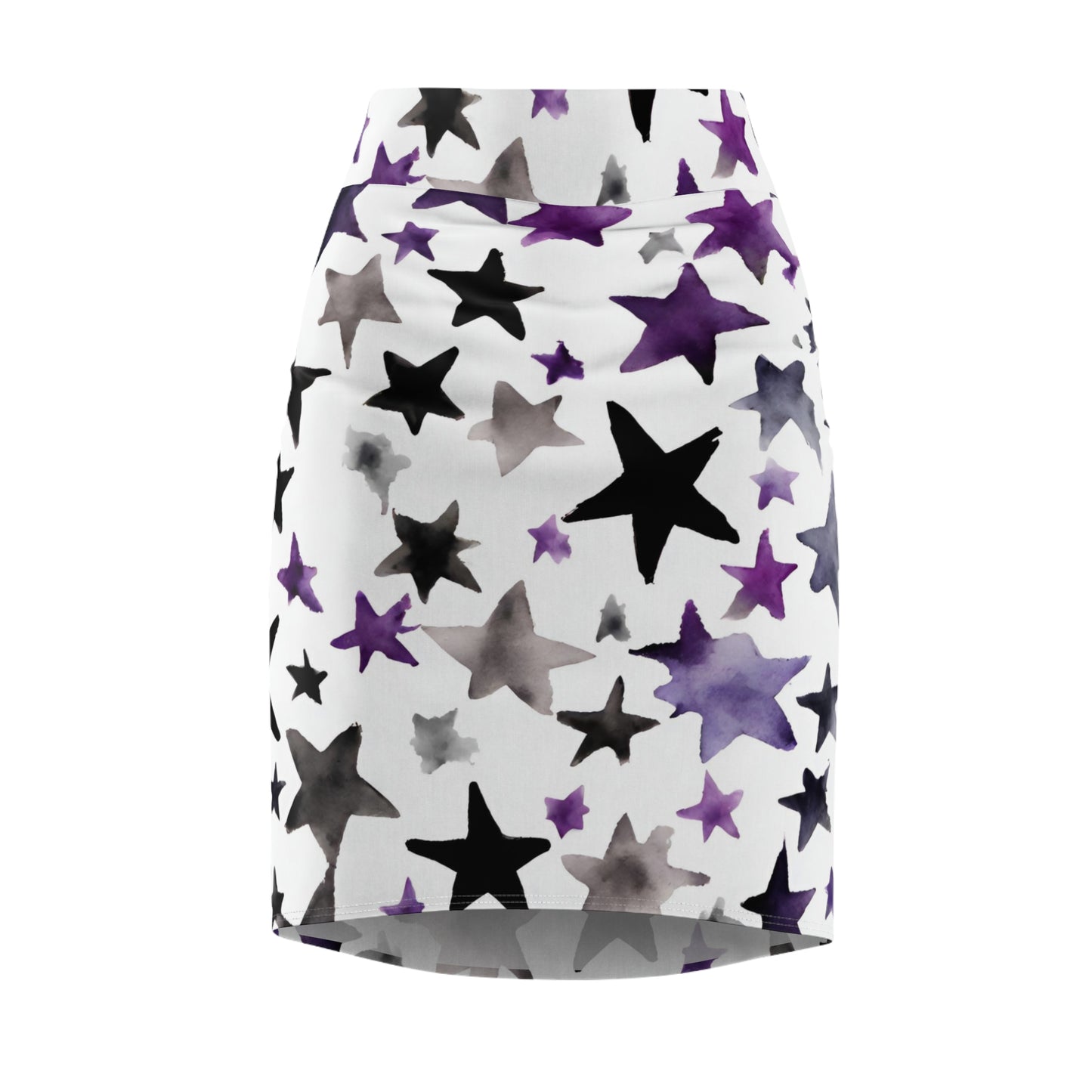 Watercolor Stars| Pencil Skirt | Ace