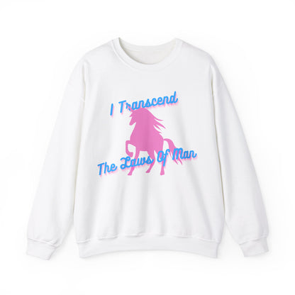 Transcendence Unicorn | Cotton Sweatshirt | Trans