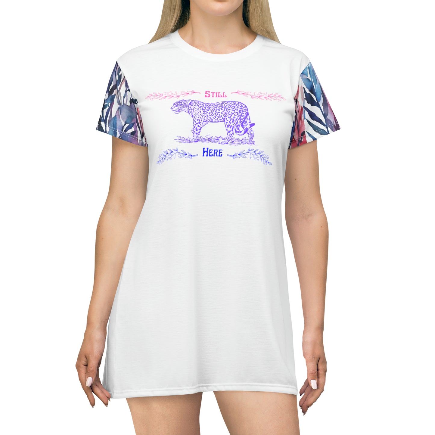 Still Here Jaguar | T-Shirt Dress | Bi