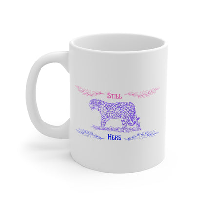 Still Here Jaguar | Latte Mug | Bi