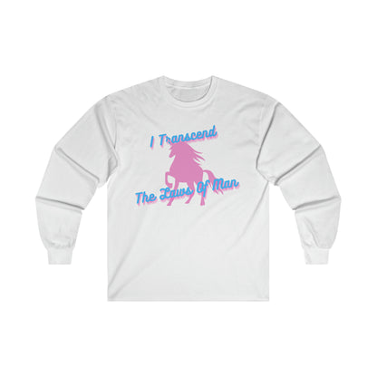 Transcendence Unicorn | Heavy Cotton Long-Sleeve Tee | Trans