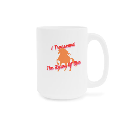 Transcendence Unicorn | Latte Mug | Lesbian