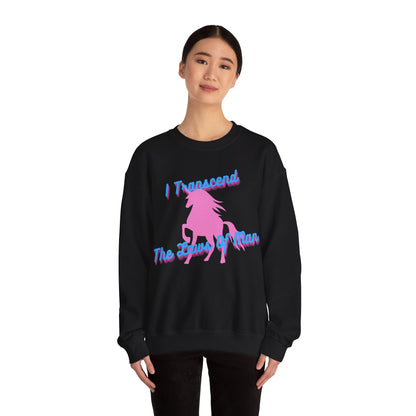 Transcendence Unicorn | Cotton Sweatshirt | Trans