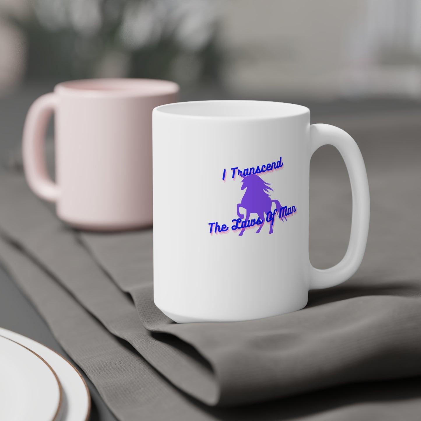 Transcendence Unicorn | Latte Mug | Bi