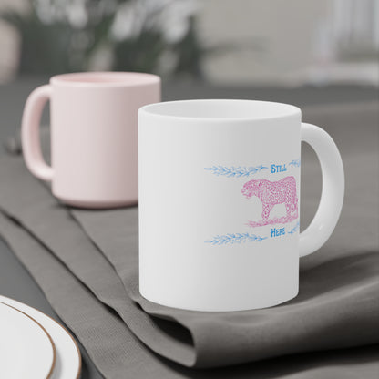 Still Here Jaguar | Latte Mug | Trans