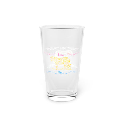 Still Here Jaguar | 16 oz. Pint Glass | Pan