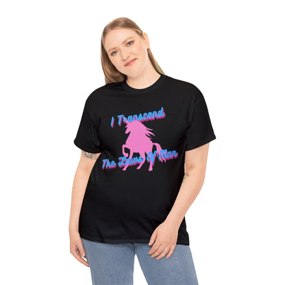 Transcendence Unicorn | Heavy Cotton Tee | Trans