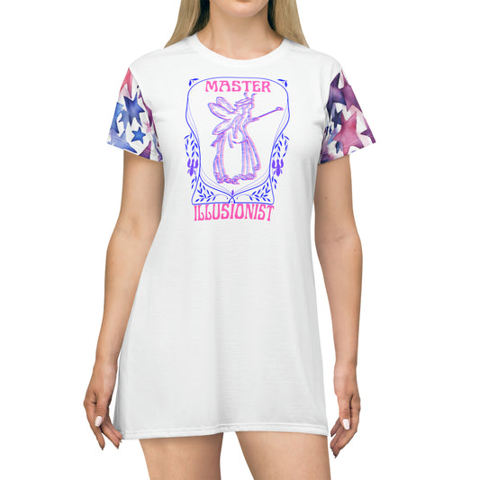 Master Illusionist Faerie | T-Shirt Dress | Bi