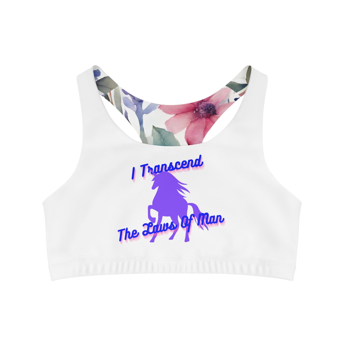 Transcendence Unicorn | Reversible Sport Bra | Bi