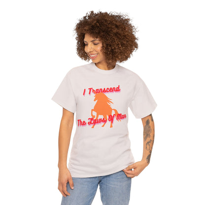 Transcendence Unicorn | Heavy Cotton Tee | Lesbian