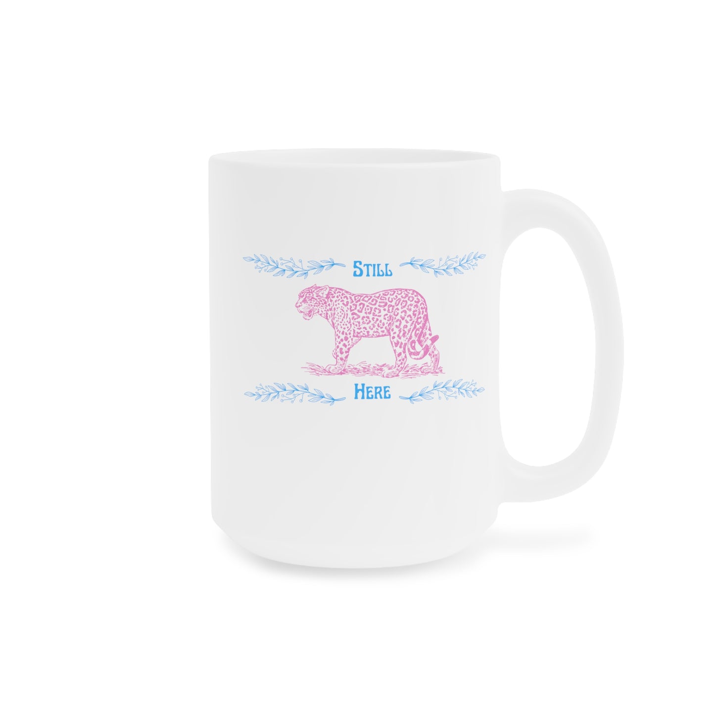 Still Here Jaguar | Latte Mug | Trans