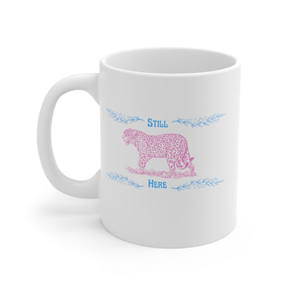 Still Here Jaguar | Latte Mug | Trans