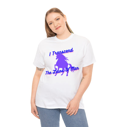 Transcendence Unicorn | Heavy Cotton Tee| Bi