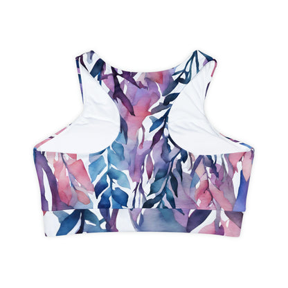 Watercolor Vines | Sport Bra | Bi