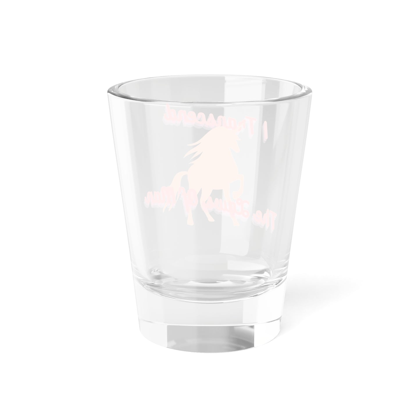 Transcendence Unicorn | 1.5 oz Shot Glass | Lesbian