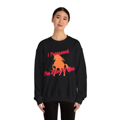 Transcendence Unicorn | Cotton Sweatshirt | Lesbian