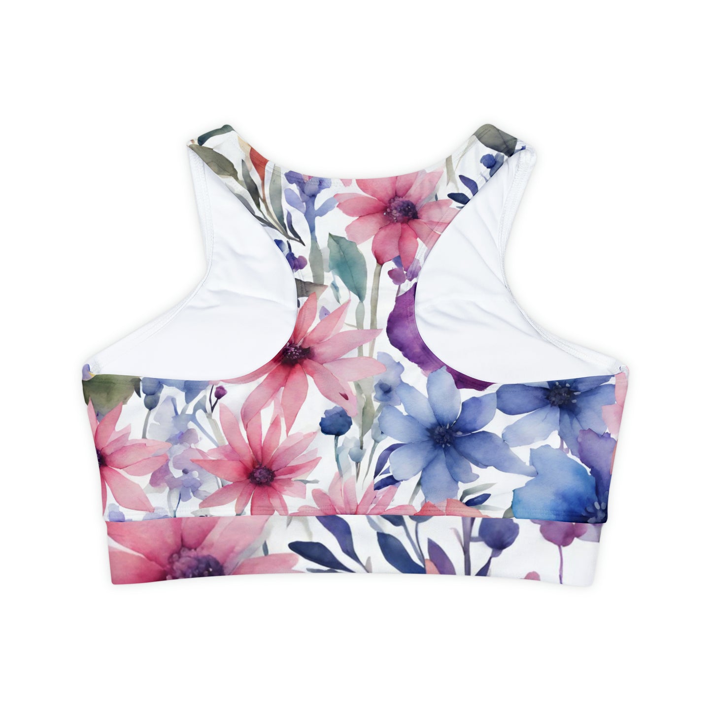 Watercolor Flowers | Sport Bra | Bi