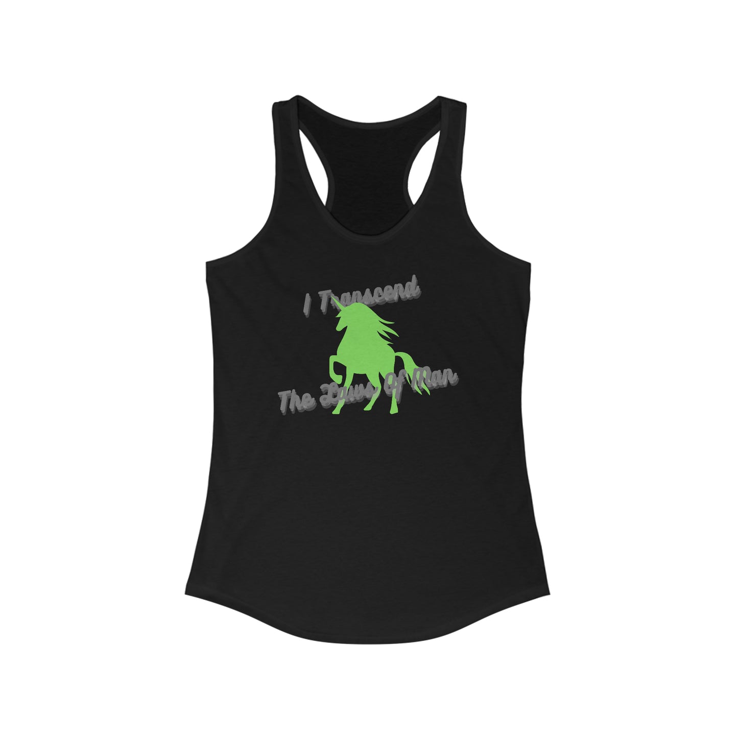 Transcendence Unicorn | Racerback Tank | Aro