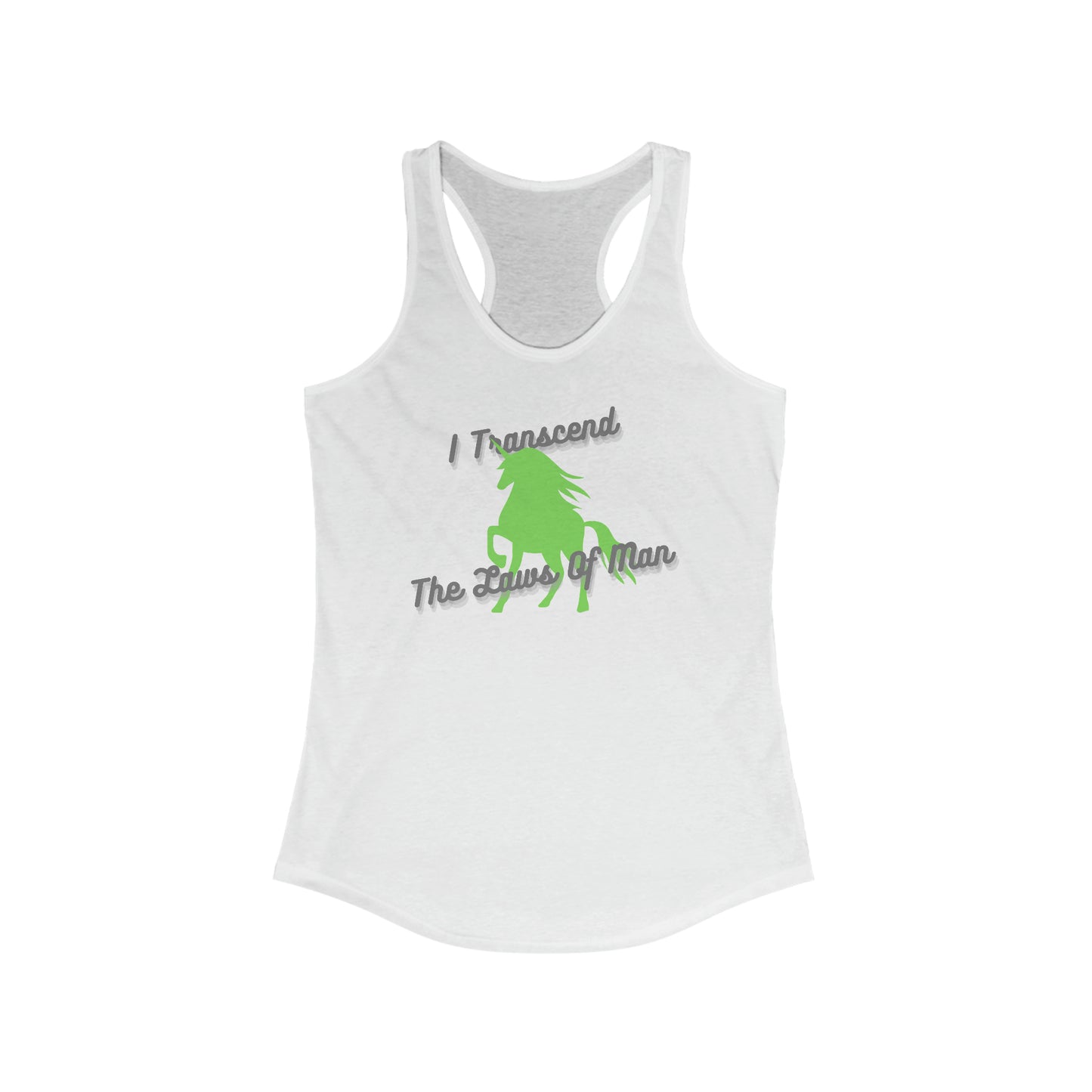 Transcendence Unicorn | Racerback Tank | Aro