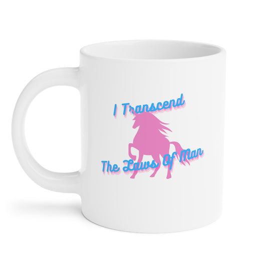 Transcendence Unicorn | Latte Mug | Trans