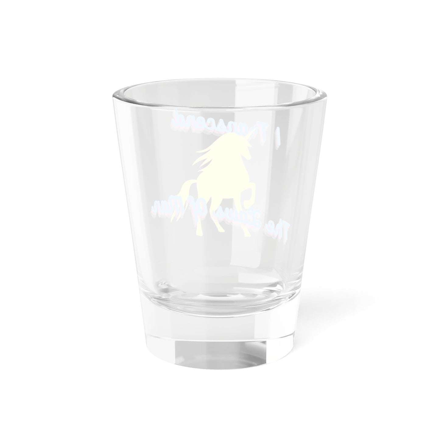 Transcendence Unicorn | 1.5 oz Shot Glass | Pan