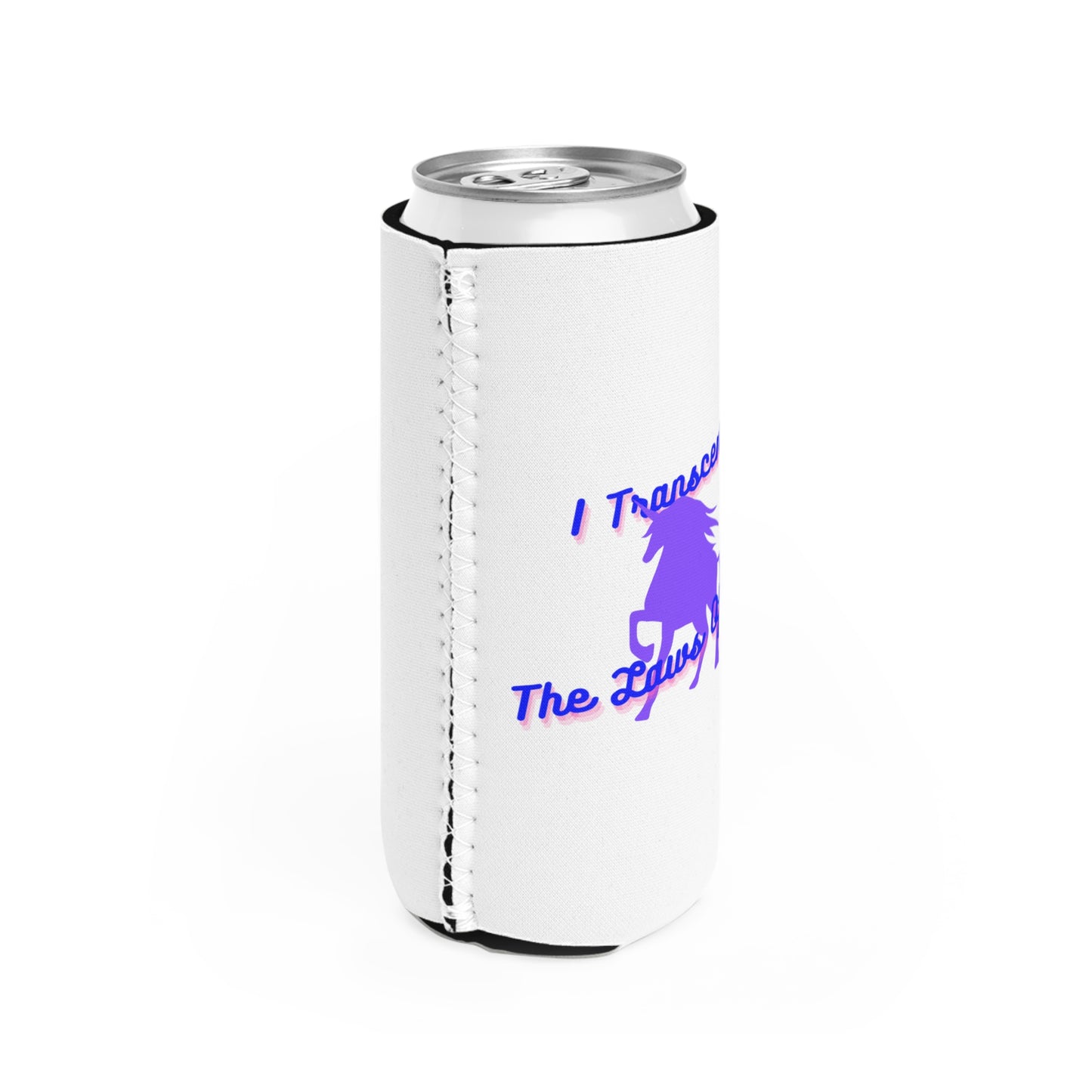 Transcendence Unicorn | Slim Can Coozie | Bi