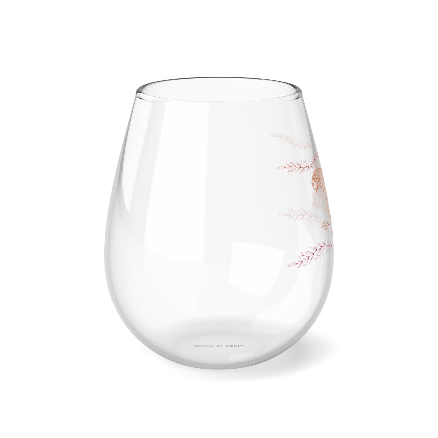 Still Here Jaguar | 11.75 oz Stemless Wine Glass | Lesbian