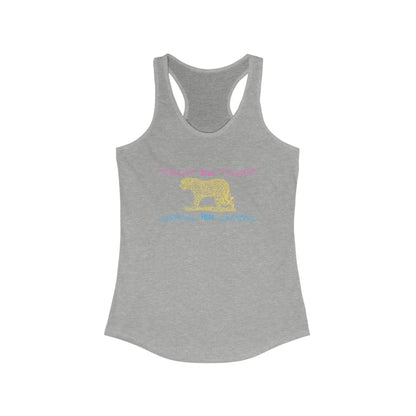 Still Here Jaguar | Racerback Tank | Pan