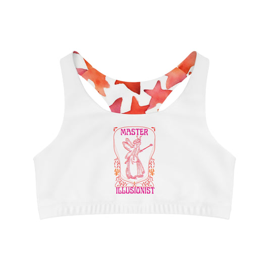 Master Illusionist Faerie | Reversible Sport Bra | Lesbian