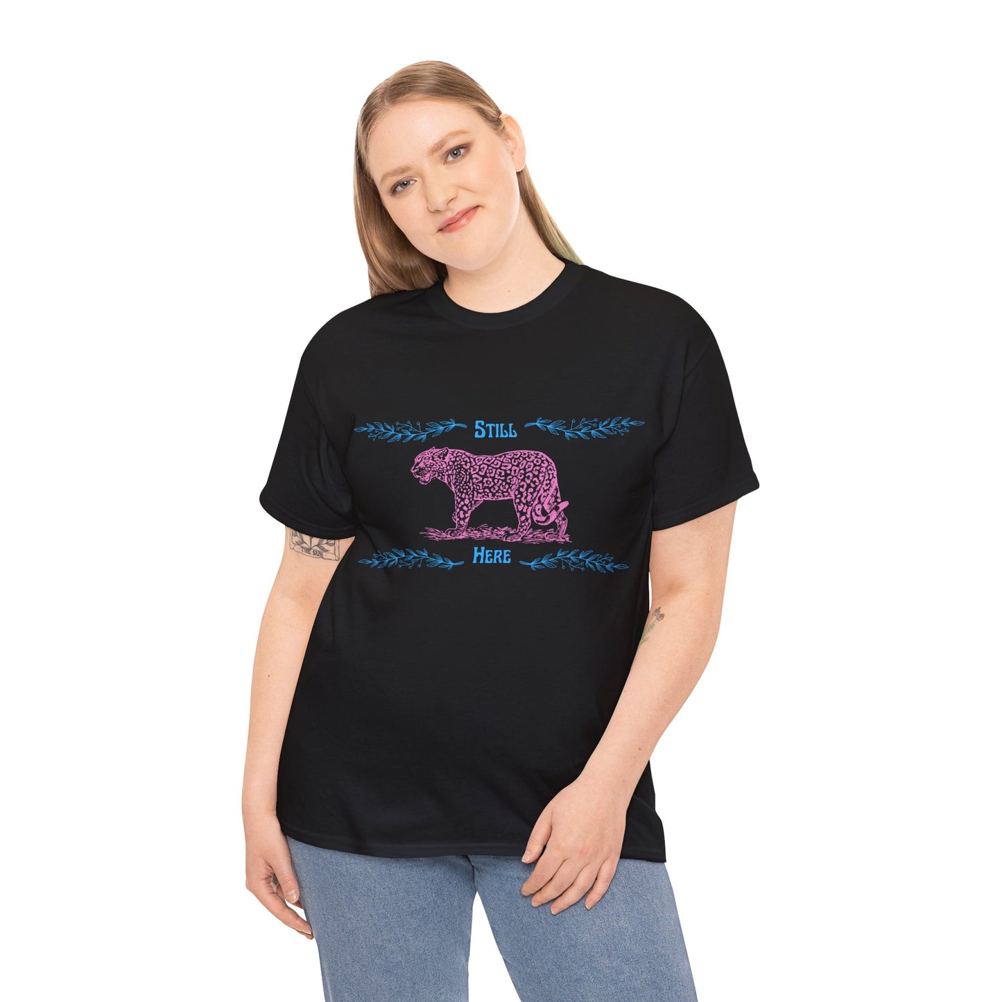 Still Here Jaguar | Heavy Cotton Tee | Trans