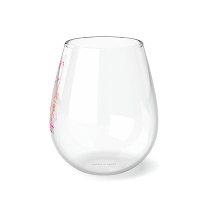 Master Illusionist Faerie | 11.75 oz Stemless Wine Glass | Lesbian